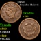 1850 Braided Hair Large Cent 1c Grades vf+