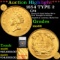 *HIGHLIGHT OF ENTIRE AUCTION 1854 TYPE 2 Gold Dollar $1 Graded ms66 By SEGS (fc)