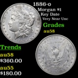 1886-o Morgan Dollar $1 Grades Choice AU/BU Slider