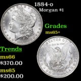 1884-o Morgan Dollar $1 Grades GEM+ Unc