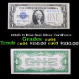 1928B $1 Blue Seal Silver Certificate Grades