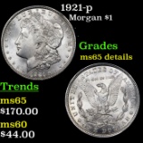 1921-p Morgan Dollar $1 Grades Gem Details