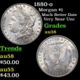 1880-o Morgan Dollar $1 Grades Choice AU/BU Slider