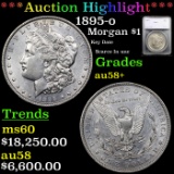 ***Auction Highlight*** 1895-o Morgan Dollar $1 Graded au58+ By SEGS (fc)