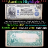 ***Auction Highlight*** 1902 $20 National Currency Hugh McCulloch 'The Hunterdon County National Ban