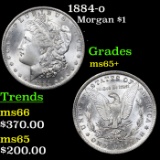 1884-o Morgan Dollar $1 Grades GEM+ Unc