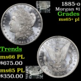 1885-o Morgan Dollar $1 Grades GEM+ PL