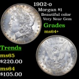 1902-o Morgan Dollar $1 Grades Choice+ Unc