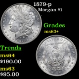 1879-p Morgan Dollar $1 Grades Select+ Unc