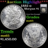 ***Auction Highlight*** 1881-o Morgan Dollar $1 Graded ms65 By SEGS (fc)