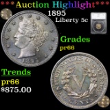 Proof ***Auction Highlight*** 1895 Liberty Nickel 5c Graded pr66 By SEGS (fc)