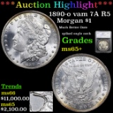 ***Auction Highlight*** 1890-o vam 7A R5 Morgan Dollar $1 Graded ms65+ By SEGS (fc)