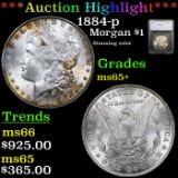 ***Auction Highlight*** 1884-p Morgan Dollar $1 Graded ms65+ By SEGS (fc)