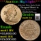 ***Auction Highlight*** 1798 2nd Hair Style S-166 Draped Bust Large Cent 1c Graded ms61 bn By SEGS (