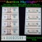 ***Auction Highlight*** *Star Note* UNCUT MINT SHEET of 4x 2004a $20 Federal Reserve Notes All GEM O