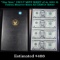 ***Auction Highlight*** *Star Note* UNCUT MINT SHEET of 4x 2003 $5 Federal Reserve Notes All GEM Or