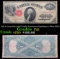 1917 $1 Large Size Legal Tender, Signatures of Spellman & White, FR39  Grades f+