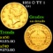 1851 O TY 1 Gold Dollar $1 Grades AU Details
