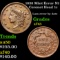 1838 Mint Error N1 Coronet Head Large Cent 1c Grades xf+