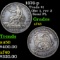 1876-p Trade Dollar $1 Grades xf+