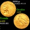 1908-p Gold Indian Quarter Eagle $2 1/2 Grades AU, Almost Unc