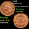 1883 Indian Cent 1c Grades Select Unc BN
