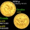 1850-p Gold Liberty Quarter Eagle $2 1/2 Graded au53