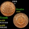 1868 Two Cent Piece 2c Grades Select AU