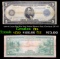 1914 $5 Large Size Blue Seal Federal Reserve Note, Cleveland, OH 4-D Grades f+