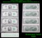 UNCUT MINT SHEET of 4x 2003 $2 Federal Reserve Notes All GEM Or Better Interesting Serial #'s