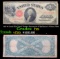 1917 $1 Large Size Legal Tender, Signatures of Spellman & White, FR39  Grades f+