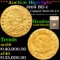 ***Auction Highlight*** 1808 BD-1 Capped Bust Gold Quarter Eagle $2 1/2 Graded au50 details By SEGS