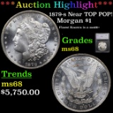 ***Auction Highlight*** 1879-s Near TOP POP! Morgan Dollar $1 Graded ms68 By SEGS (fc)