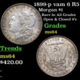 1899-p vam 6 R5 Morgan Dollar $1 Grades Choice Unc