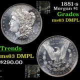 1881-s Morgan Dollar $1 Grades Select Unc DMPL