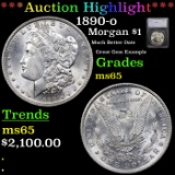 ***Auction Highlight*** 1890-o Morgan Dollar $1 Graded ms65 By SEGS (fc)