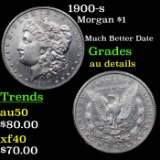 1900-s Morgan Dollar $1 Grades AU Details