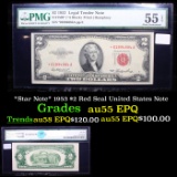 *Star Note* 1953 $2 Red Seal United States Note Graded au55 EPQ By PMG