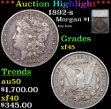 ***Auction Highlight*** 1892-s Morgan Dollar $1 Graded xf45 By SEGS (fc)
