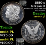 1880-s Morgan Dollar $1 Grades Choice Unc+ PL