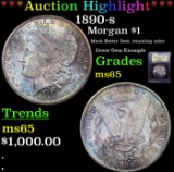 ***Auction Highlight*** 1890-s Morgan Dollar $1 Graded GEM Unc By USCG (fc)