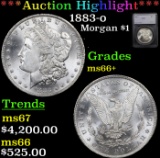 ***Auction Highlight*** 1883-o Morgan Dollar $1 Graded ms66+ By SEGS (fc)