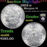 ***Auction Highlight*** 1902-o Morgan Dollar $1 Graded GEM+ Unc By USCG (fc)