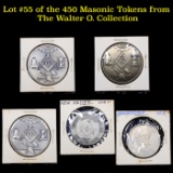 Lot #55 of the 450 Masonic Tokens from The Walter O. Collection