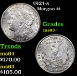 1921-s Morgan Dollar $1 Grades Select+ Unc