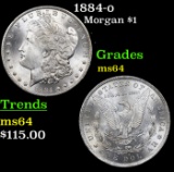 1884-o Morgan Dollar $1 Grades Choice Unc