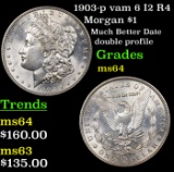 1903-p vam 6 I2 R4 Morgan Dollar $1 Grades Choice Unc