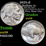 1925-d Buffalo Nickel 5c Grades Choice AU/BU Slider