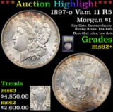 ***Auction Highlight*** 1897-o Vam 11 R5 Morgan Dollar $1 Graded Select Unc By USCG (fc)