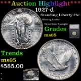 ***Auction Highlight*** 1927-d Standing Liberty Quarter 25c Graded ms65 By SEGS (fc)